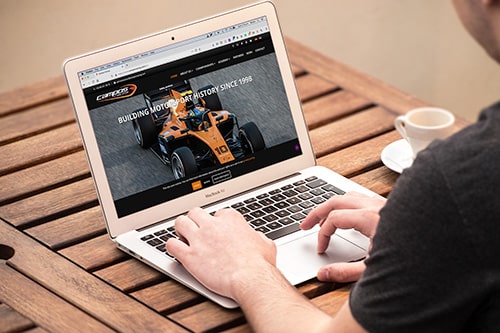 Campos racing website example